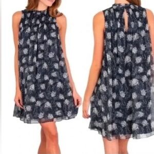 Joie Sleeveless A-Line Dress Size Medium Floral Baltic Print Flowy Summer